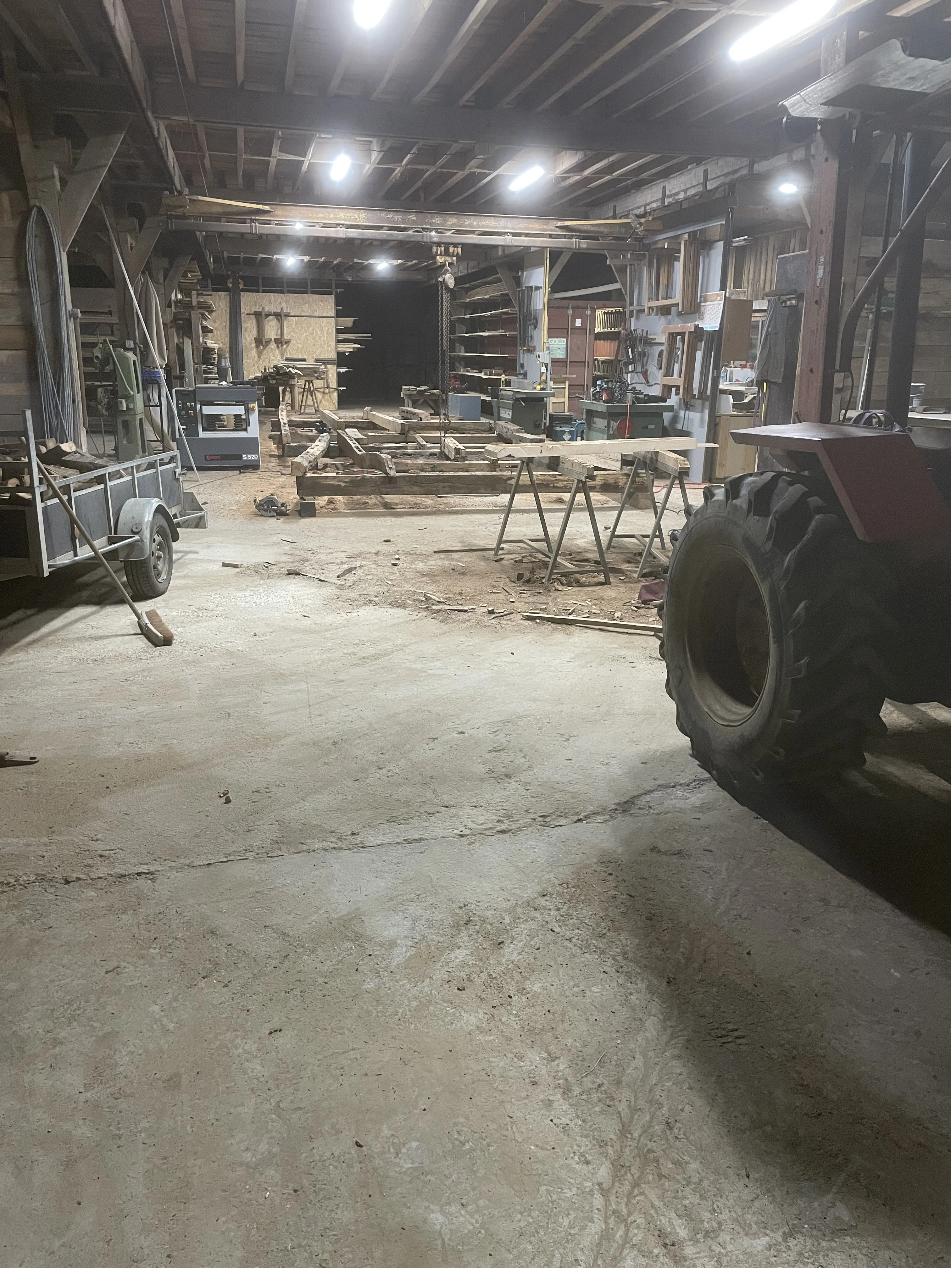 Atelier 400 m², Vauquelin Charpente